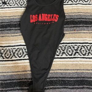 Black Los Angeles Bodysuit